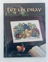 Let Us Pray Cross Stitch Patterns Leisure Art Craft Christian Verses Bib... - $17.37