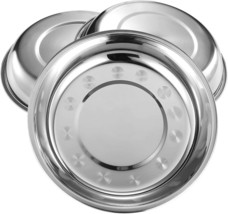 65 Piece  Stainless Steel Plates 7&quot; Dinner Plates - £62.43 GBP