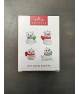  2022 Hallmark Keepsake MINI SNOW BUDDIES 4 Piece Set BRAND NEW MINT - $13.86