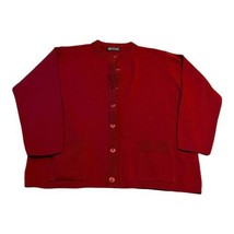 VTG Castle of Ireland Cardigan Wool Sweater Button Up Long Sleeve Women’... - £37.27 GBP