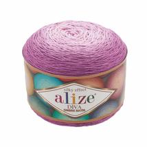 Alize Diva Ombre Batik Silky Effect 100% Microfiber Acrylic Yarn Thread Crochet  - £15.59 GBP+