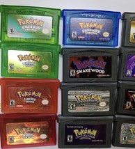 Pokemon GBA Set 1 Compatible with GBA and GBAsp English Ver seemless performance - £38.06 GBP