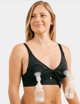 Simple Wishes Super Mom Nursing and Pumping Bralette Black XL New in Box - $12.99