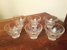 Vintage Mid-Century Indiana Glass Coctailer 6 Pc Set Cordial Shot Glasses - £10.21 GBP
