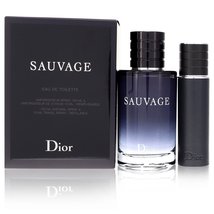 Christian Dior Sauvage Cologne 3.4 Oz Eau De Toilette Spray 2 Pcs Gift Set  image 5