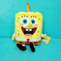 Nickelodeon Spongebob Squarepants Plush Stuffed Animal 10&quot; Soft Happy Nick - £14.01 GBP