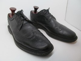 Allen Edmonds Hudson Mens Black Leather Lace Up Derby Size US 10.5 D Mad... - $29.00