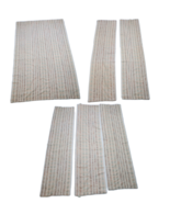 Vintage 60s 70s Mid Century Modern MCM Set of 5 Valence Curtains &amp; 1 Cur... - $216.57 CAD