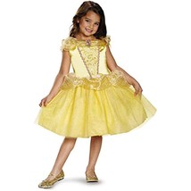 Belle - Disney Princess Beauty &amp; The Beast Costume - Yellow - Medium 7-8 - £18.82 GBP