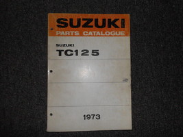 1973 Suzuki Moto TC125 TC 125 Parti Catalogo Manuale Libro 1973 OEM Fabbrica - £63.94 GBP