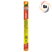 6x Sticks Slim Jim Teriyaki Seasoned Flavor Monster Size Snack Sticks 1.... - $23.65