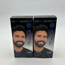 2pk REWIND IT 10 Medium Brown Beard and Mustache Color - $23.66