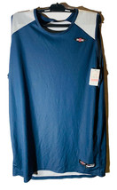 Hombres Camiseta de Tirantes Azul/Blanco - £17.11 GBP