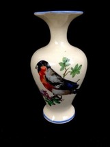 Vintage Royal Winton Grimwades England Red Breasted Birds Ceramic Bud Vase 5” R1 - $11.27