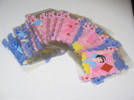 Disney Vintage Princess Playing Cards Clear Complete Mickey Mouse Parks Store - $12.99