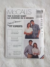 McCall&#39;s 7720 2 Hour Shirt Sewing Pattern Unisex Size XL-XXL Shirt UC 19... - $9.49