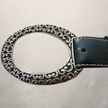 Brighton Women's Black Fashion Belt Size L - 35" image 2