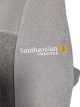 Patagonia Synchilla Fleece Zip Mens LG Gray Jacket Smithsonian Channel Museum - £58.38 GBP