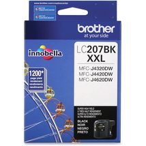 Brother Printer LC207BK Super High Yield Ink Cartridge, Black - £32.25 GBP