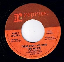Nancy Sinatra  Boots Are Make For Walkin 45 rpm City Never Sleeps At Night NM - £10.11 GBP