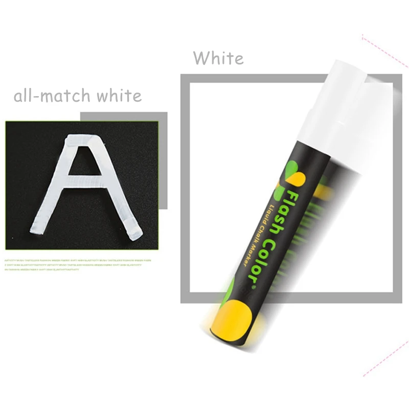 Haile 8Color 3*6mm Liquid Chalk Erasable Highlighter Marker Pen,For Whited Graff - £89.75 GBP