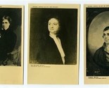 National Portrait Gallery Postcards Sir Richard Steele Robert Burns Jame... - $14.83