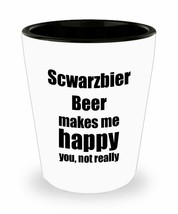 Scwarzbier Beer Shot Glass Lover Fan Funny Gift Idea For Friend Alcohol ... - $12.84
