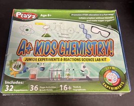A+ Kids Chemistry Junior Experiments &amp; Reactions Science Lab Kit Playz Unused - £14.75 GBP