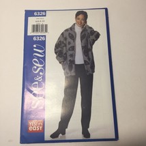 See &amp; Sew 6326 Size 6-10 Misses&#39; Misses&#39; Petite Jacket and Pants - £10.08 GBP