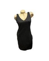 Eileen Fisher Black Sleeveless V Neck Dress Medium NWOT - $1,189.30 MXN