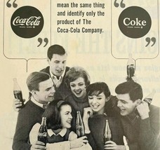 1964 Coca Cola Coke Soda Advertisement Pop Beverage Piano Roll Music HM2CC - $19.99