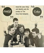 1964 Coca Cola Coke Soda Advertisement Pop Beverage Piano Roll Music HM2CC - $27.73 CAD