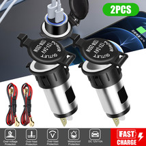 2PCS Car Cigarette Lighter Socket Splitter Charger Power Adapter Outlet ... - $18.99
