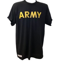 Army U.S. Military Armed Forces Black Graphic T-Shirt Men&#39;s Unisex Medium  - $14.83