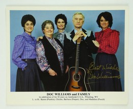 Doc Williams Signed 8x10 Promo Photo Doc Williams And Family Autographed - £23.65 GBP