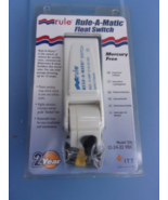Rule-A-Matic Float Switch Model 35A Mercury Free 12-24-32 VDC Marine Boa... - $62.56 CAD