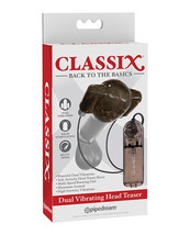 Classix Dual Vibrating Head Teaser Black/smoke - £18.05 GBP