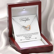 Express Your Love Gifts Dad to Daughter to My Daughter Be Safe Inseparable Neckl - $64.30