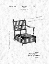 Chair Patent Print - Gunmetal - £6.20 GBP+