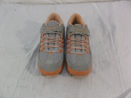 HI-TEC FIGARO JR GIRLS GREY &amp; PEACH SNEAKER SHOE HI TEC KIDS sz4 w/SOLE ... - $24.53 CAD