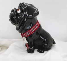 Little Paws Black Pug Precious Dog Figurine Sculpted Pet 336-LP-PREC 3.9" High image 4