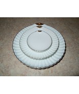 Rare 3pc Fitz and Floyd Palais Mini Shell Nesting Saucers/Dishes Gold Ac... - $658.42 MXN