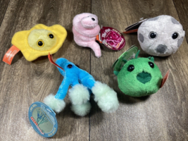 Giant Microbes Drew Oliver Miniature Plush Stuffed Animal Germs Diseases Lot - £16.01 GBP