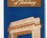 Facts About the Campaign Siege and Defense of Vicksburg Brochure - $17.82