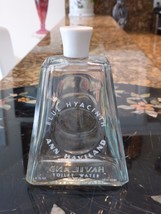 Vintage Ann Haviland Blue Hyacinth Toilet Water Perfume Bottle 5.5&quot; Tall - £30.77 GBP