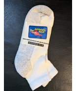 Vintage Atleta Da Piede Marca Caviglia Calzini Cotone Nylon Bianco 10 - 13 - €35,60 EUR
