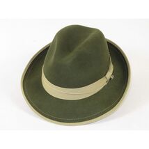 Men's Broner Wool Hat Classic Soft Fedora Swanky 73-147 Olive Green image 2