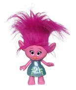 Hasbro Trolls Poppy Plastic Doll Figure Dress C-015G 2015 8&quot; - $15.84