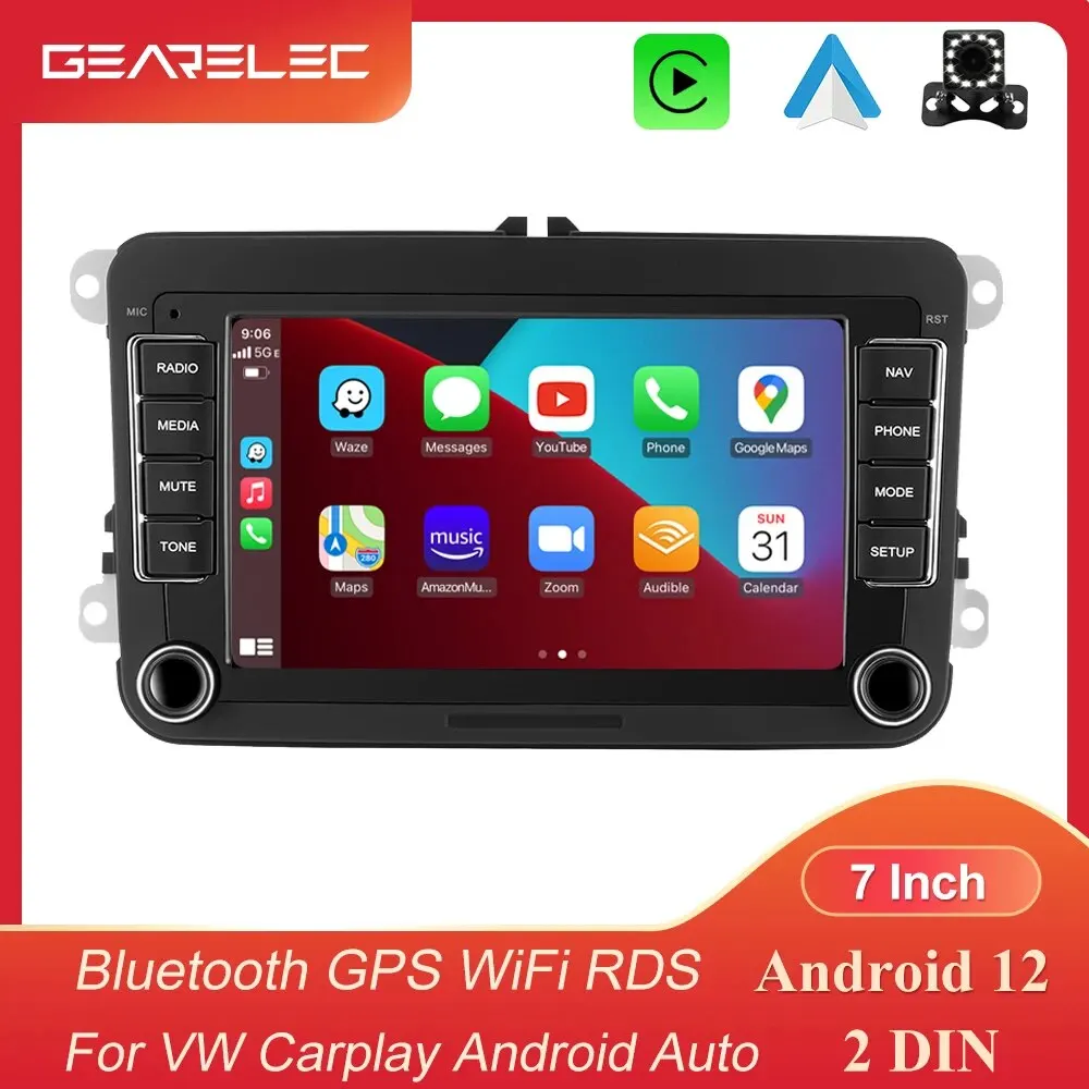 2 DIN Car Radio Android11 Car Multimedia Player - £82.81 GBP+