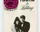 Nite Club Tours by Leblang Brochure Miami Beach Florida 1970&#39;s Milton Be... - $21.78